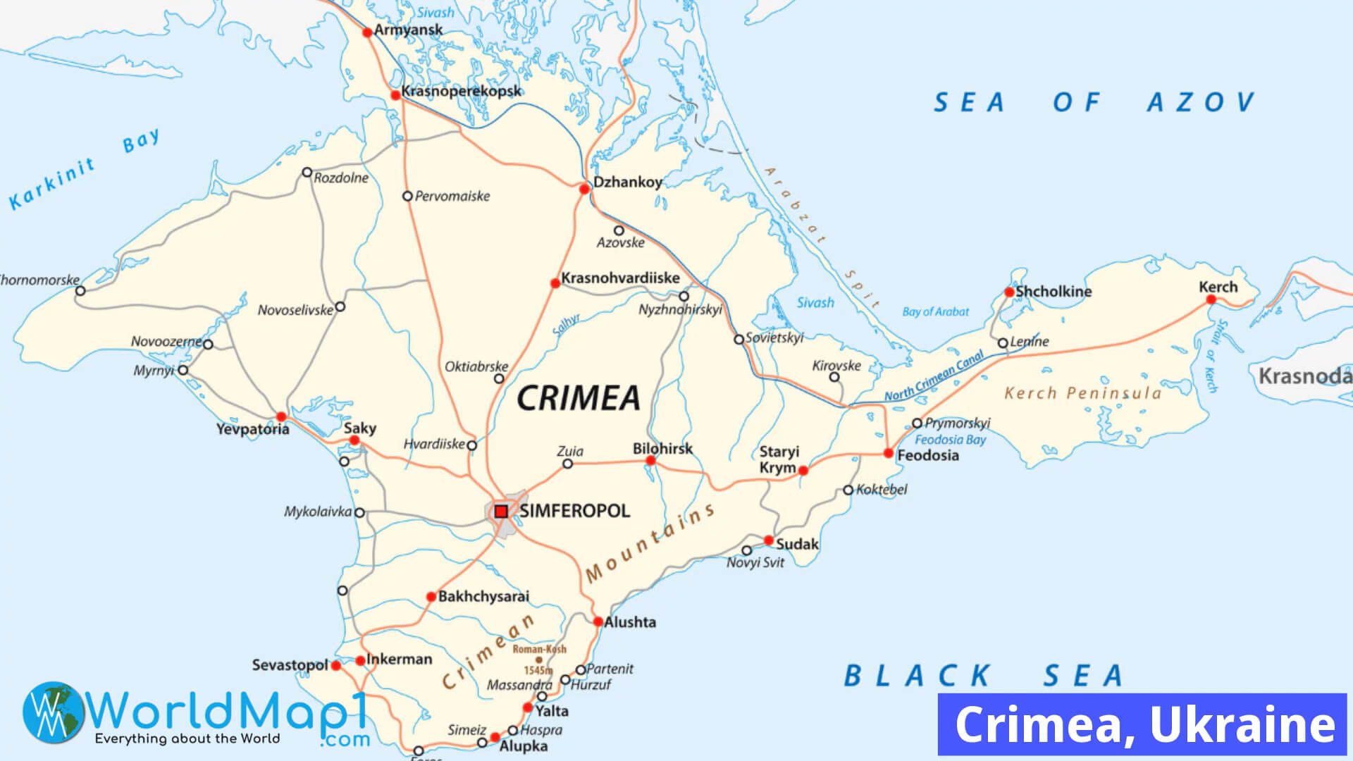 Kırım Politik Haritası